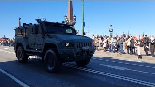 Санкт-Петербург. Парад военной техники в 4К. 9 мая 2021г.