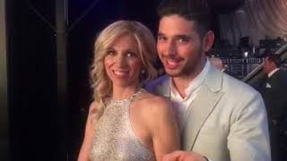 Message from Debbie Gibson and Alan Bersten At DWTS 25 Premiere