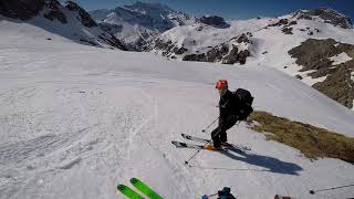 Ski rando: Col de l'Aiguillette (2530m) Massif des Cerces