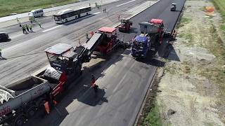 Materialschlacht auf der Piste - Bauarbeiten auf dem Flughafen Memmingen starten