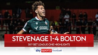 Bolton put FOUR past Stevenage 🔥 | Stevenage 1-4 Bolton | League One Highlights