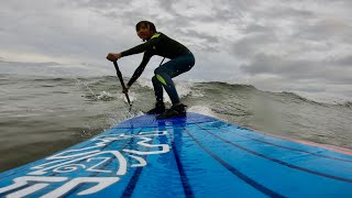 8 YEAR OLD PADDLEBOARDING | MAUI HAWAII | KALAMA PARK | SOUTH SWELL |