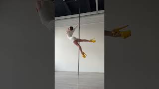 Pole spin combo in heels