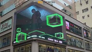 Immersive experience, 3D LED advertising screen lights up brand emotions!