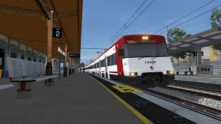 TRAIN SIMULATOR:PROBANDO LA UT447 DE RODALIES