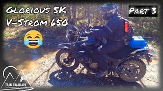 V-Strom 650 Off Road Test Footage | Part 3 | #5k #60fps #vstrom #offroad