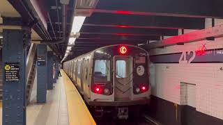 A, C, and E train action at 42nd Street Port Authority Bus Terminal 6/15/24