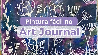 Pintura fácil no Art Journal