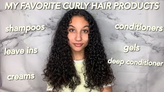 My FAVORITE Curly Hair Products