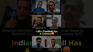 Indian Football Has A Criminal😡 #footballindia #indiafootball #indianfootbal