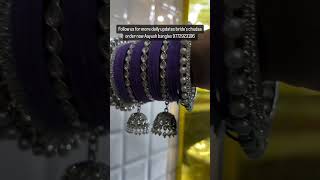 Lavender colour bangles set #aayushbangles #bangles