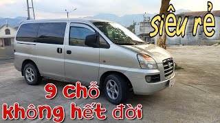 Chỉ 180 triệu mua ngay xe 9 chỗ không hết đời Hyundai Starex 2007 số sàn máy dầu | Ô-tô Thanh Xuân