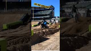 ANAHEIM 1 IS SET AND READY 🥶 #supercross #anaheim #racing #subscribe #viral #dirtbike #trendingshort