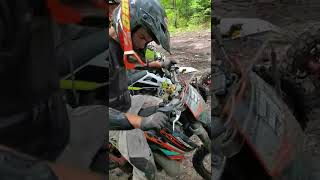 dirtbike madness in the coal mines. 2 stroke edition