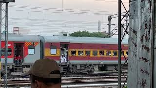 13258 Anvt - Dnr Jansadharan Express via Varanasi junction with offlink loco WAP - 7 GZB.