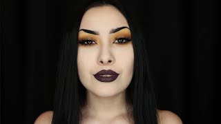 Smokey Orange Fall Eyeshadow | Makeup Tutorial