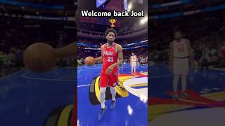 Taking the court for his 2024-25 NBA Season debut in the #EmiratesNBACup🏆Joel Embiid!|#Shorts