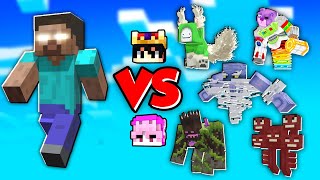 HEROBRİNE VS BÜTÜN BOSSLAR! | Minecraft