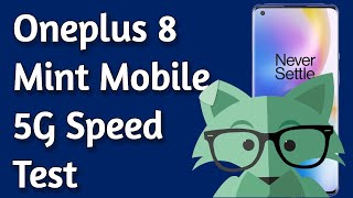 OnePlus 8, 5G Speed Test on Mint Mobile 5G #Shorts