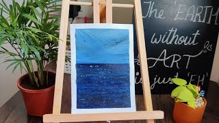 ACRYLIC PAINTING ON CANVAS | SEA | OCEAN PAINTING