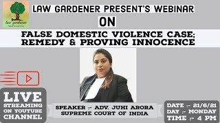 False Domestic Violence Case; Remedy and Proving Innocence | Legal Webinar | Law | 1st Webinar