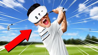 I WENT GOLFING IN VR! (Ultimate Swing Golf)