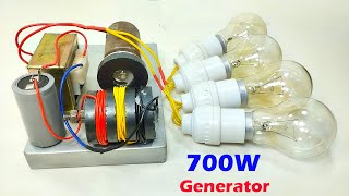 Ac 230v 700W Dc Motor Generator Output Ac Current Use Transformer parmanent Magnet & Capacitor