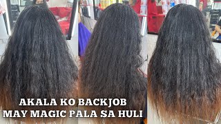 ANO ANG DAPAT GAWIN SA KULOT NA BUHOK PARA MAIWASAN ANG BACKJOB? (rebonding hair tutorial)