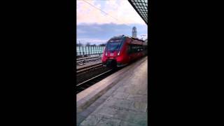 T2 Talent 2 BOMBARDIER des VBB in Doppentraktion am Bahnhof Berlin Spandau am 13.03.2015