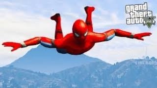 Flying Spiderman GTAV #SHORTS