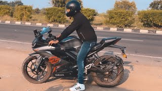 Latur to Pune on YAMAHA R15 V3 bike | First vlog