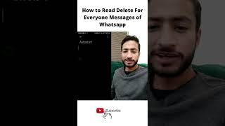 How to Read Delete For Everyone Messages of Whatsapp