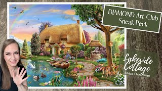 Diamond Art Club Sneak Peek “Lakeside Cottage” by Adrian Chesterman