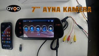 Avgo 7" Ayna Kamera Tanıtımı