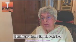 Seminar on India-Bangladesh Ties || Tillotoma Foundation