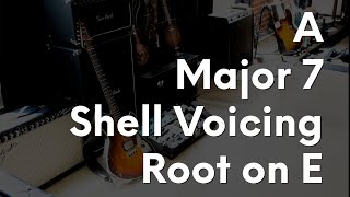 What Is An A Maj7 Shell Voicing On Guitar?