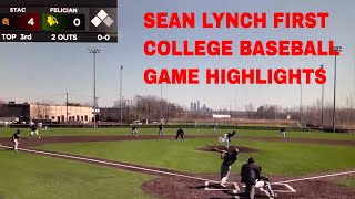 SEAN LYNCH COLLEGE OPENING DAY BASEBALL FOR STAC BASEBALL