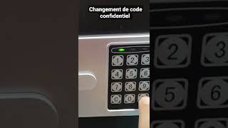 changement de code confidentiel