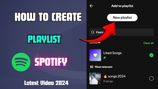 How to create Playlist on Spotify latest 2024||Spotify me playlist kaise create kare naya tarika