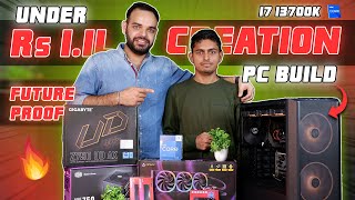 Intel i7 13700K PC Build Under 1.1 Lakh In India 2023 | Future Proof PC Build With Intel 13th Gen!