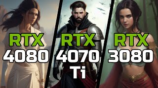 RTX 4080 vs RTX 4070 Ti vs RTX 3080 - Test in 11 Games