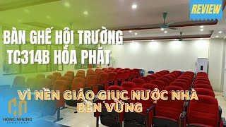 Lắp đặt bàn ghế tại trường THPT chuyên -Lào Cai | Ghế hội trường TC314B