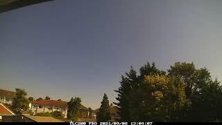 Day timelapse 8th September 2021, hot, London