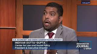 Indivar Dutta-Gupta on the U.S. Economy and Recovery - CSPAN