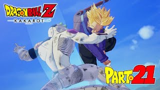 Mysterious Youth?! Trunks vs Mecha Frieza | DRAGON BALL Z: KAKAROT-Walkthrough Part 21 (PS5Gameplay)