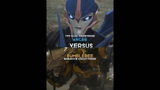 Autobots Tfp Left Vs Autobots Knight Left // Bumblebee BMB/Rotb Vs Arcee Tfp #shortsvideo