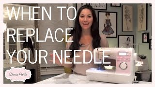 SEWING TIP: Replace Your Machine Needle Regularly