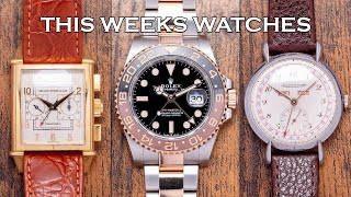 This Weeks Watches - Rolex Root Beer, Explorer 1, Tudor BB58, GP Gold Chrono, JLC & More [EP185]