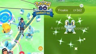 🤩 World's First Shiny Froakie Community Day in Pokemon Go