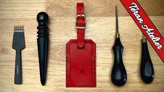 Making a Leather Luggage Tag (PDF Pattern)